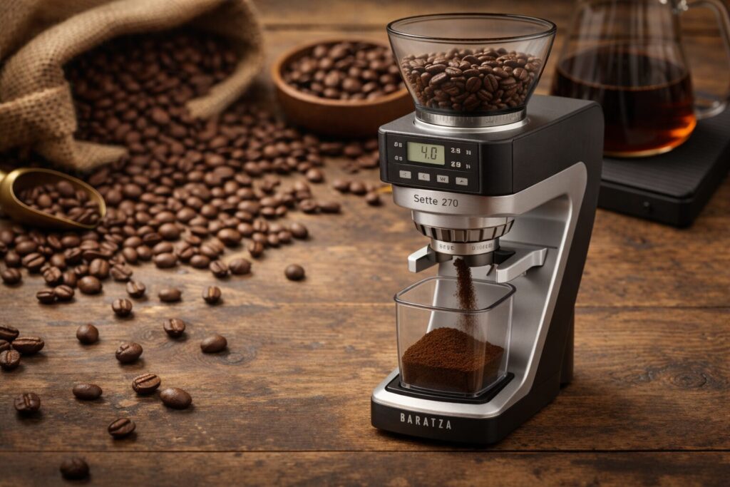 Best Burr Grinders for Espresso (Home Barista Guide) 3 Baratza Sette 270