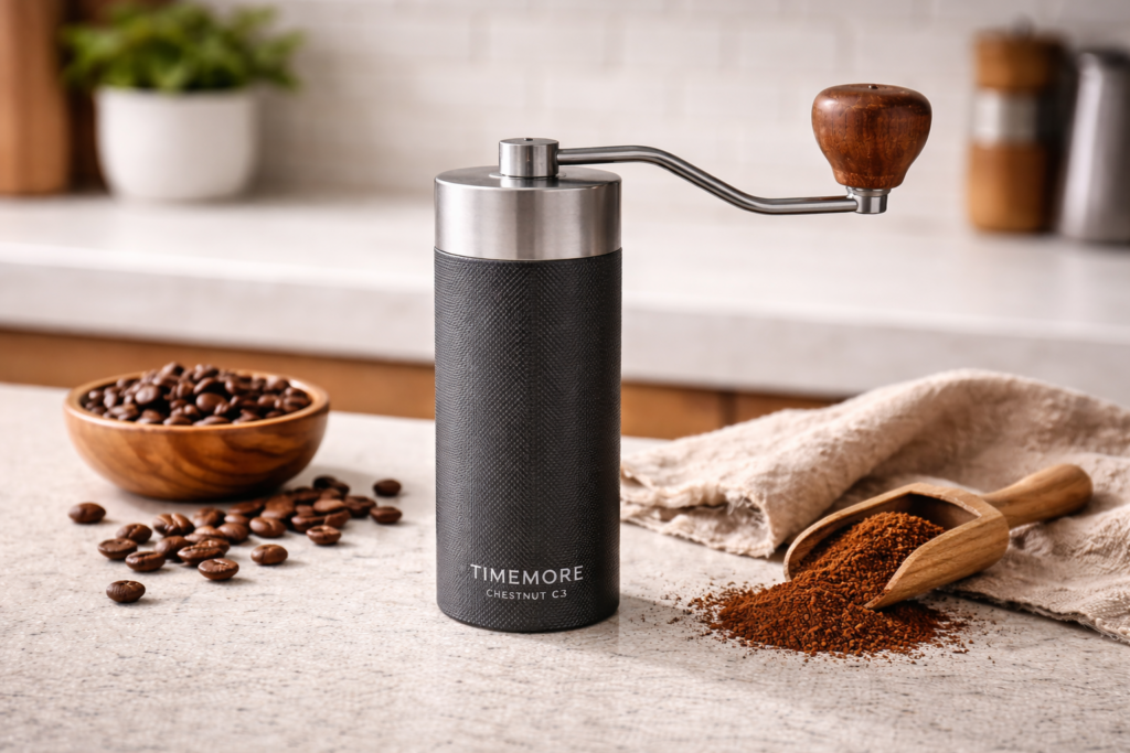 Best Manual Coffee Grinders (2026 Buyer’s Guide) 6 Timemore Chestnut C3
