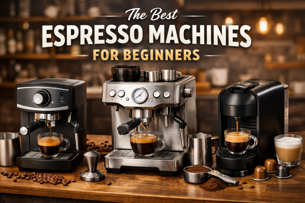 Best Espresso Machines for Beginners (2026 Buyer’s Guide) 1 best espresso machines for beginners