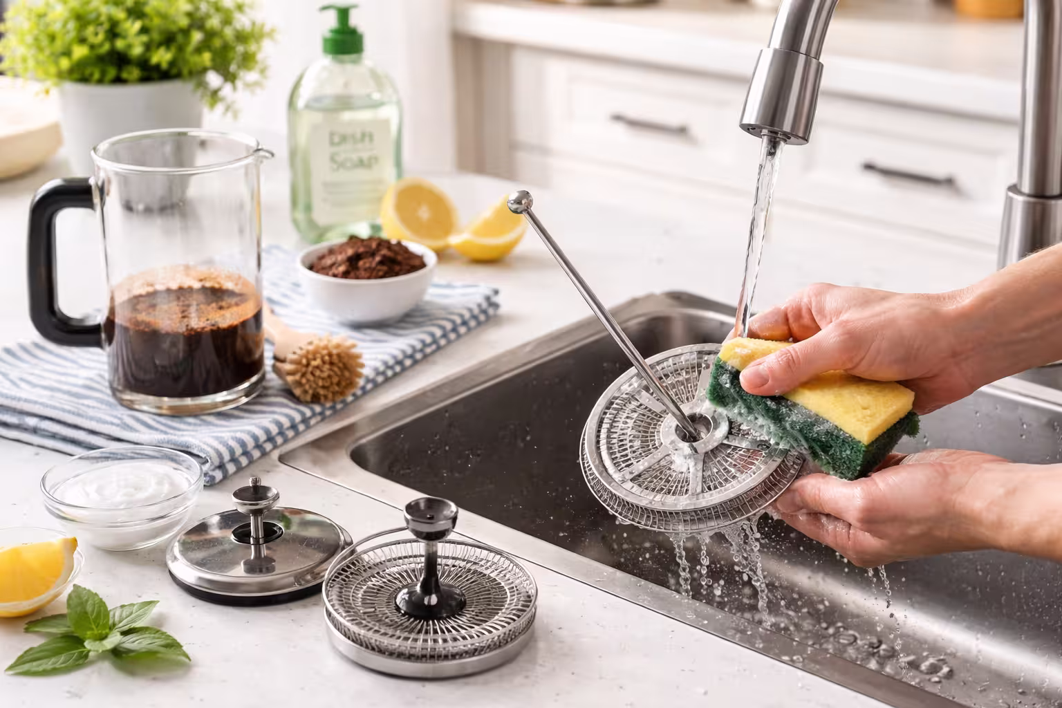 How to Clean French Press: Daily Routine, Deep Clean & Filter Care