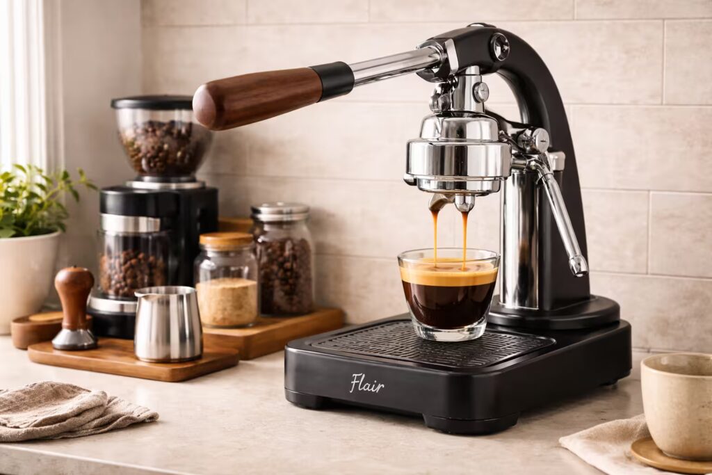 Espresso Machine Types Explained 3 Flair manual espresso maker