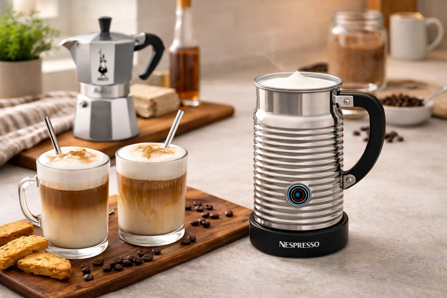 Nespresso Aeroccino milk frother for lattes and cappuccinos