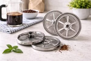 Stainless steel French press replacement mesh filter screen multi-pack