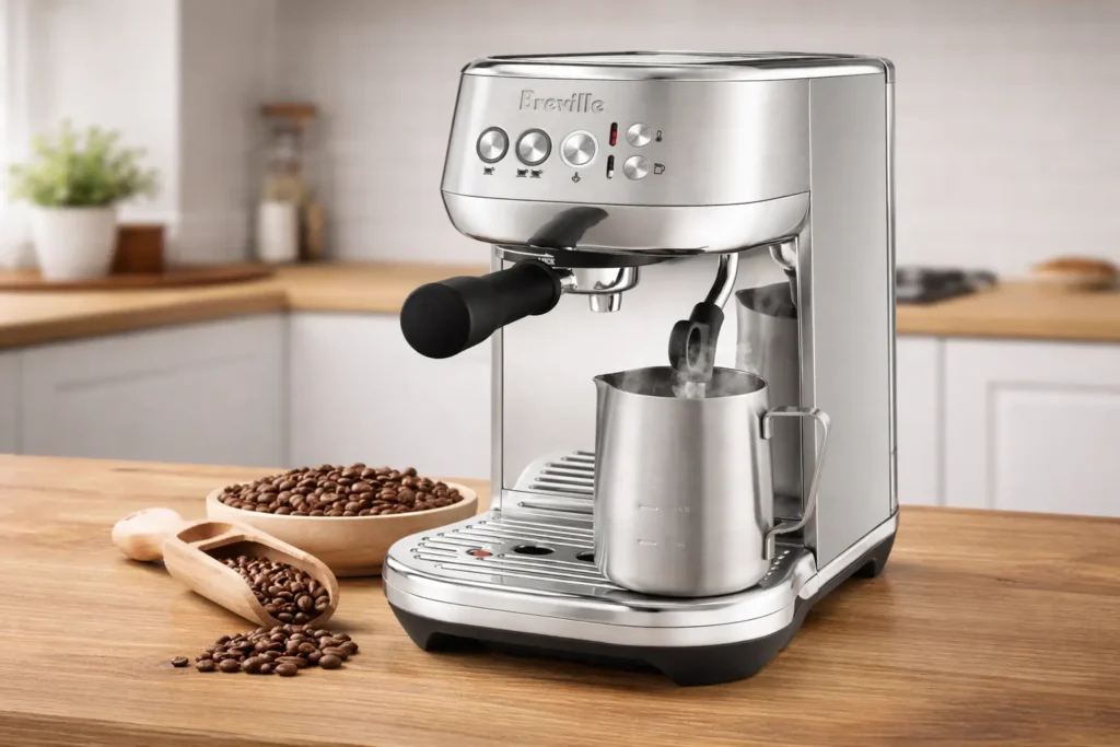 Best Home Espresso Machines (2026): 8 Picks for Every Skill Level 7 Breville Bambino Plus espresso machine