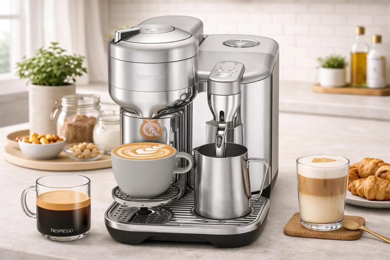 Nespresso Creatista Plus capsule machine with automatic steam wand