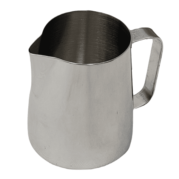 How to Steam Milk for Lattes and Cappuccinos (Complete Guide 2026) 8 Rattleware stainless steel latte art milk pitcher