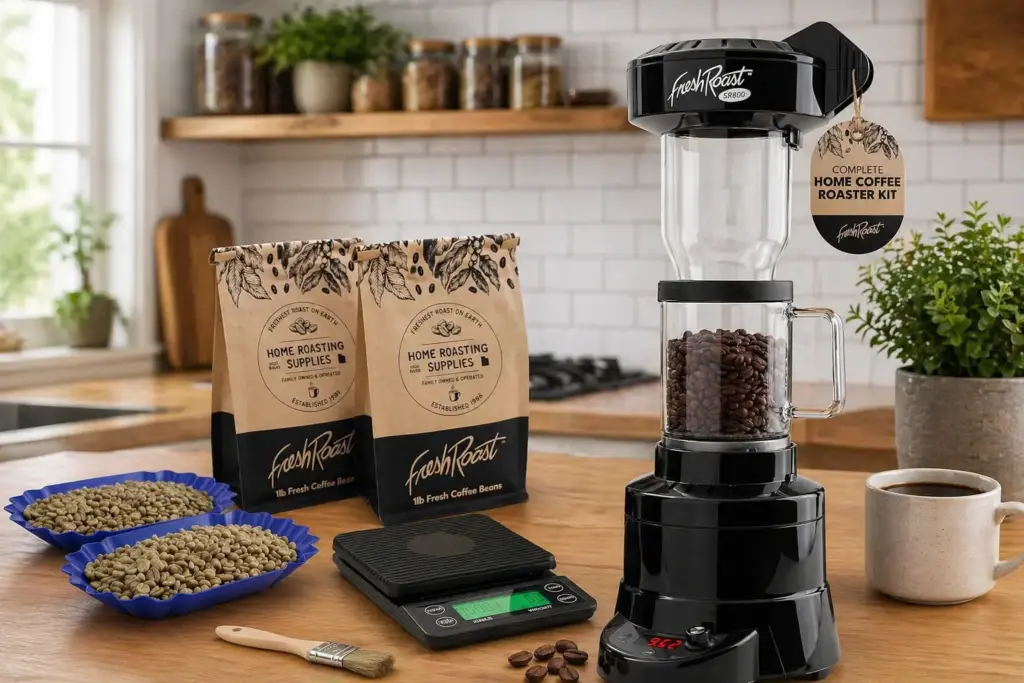 Fresh Roast SR800 review — home coffee roaster