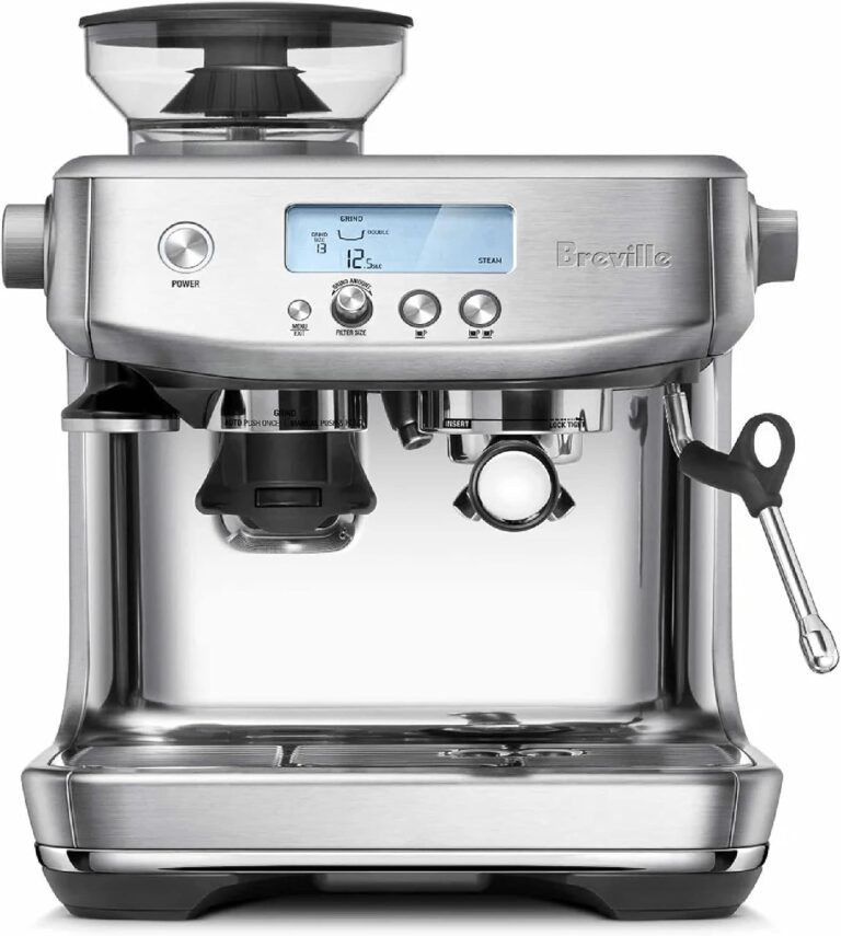 Breville Barista Pro BES878 espresso machine with digital display