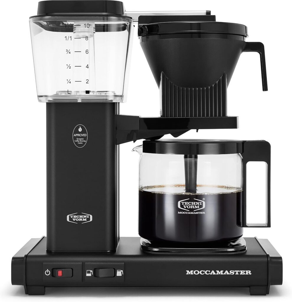 Technivorm Moccamaster KBGV Select drip coffee maker with glass carafe