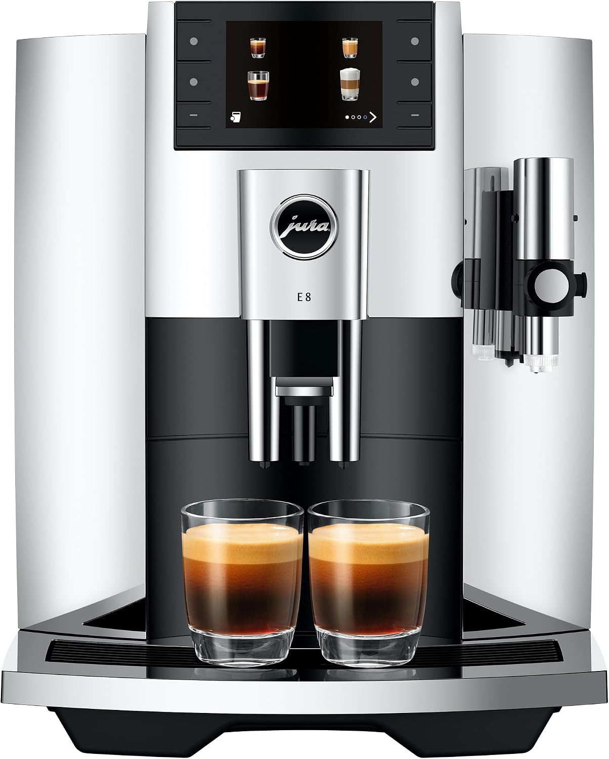 Jura E8 super-automatic coffee and espresso machine